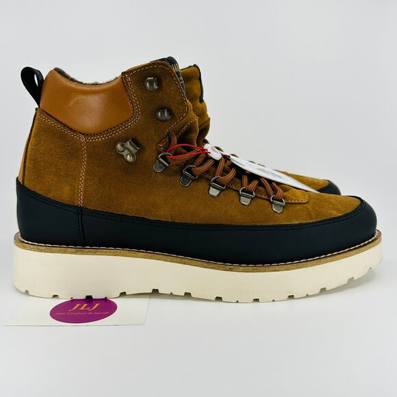 Pajar Men's Yak Cognac Suede Waterproof Winter Boots Size 43 EU/ 10-10.5 US - Picture 1 of 12